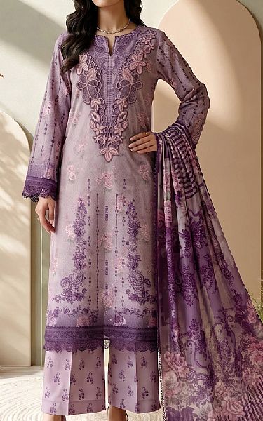 Adans Libas Lavender Lawn Suit | Pakistani Lawn Dress in USA- Image 1
