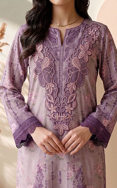 Adans Libas Lavender Lawn Suit | Pakistani Lawn Dress in USA- Image 2
