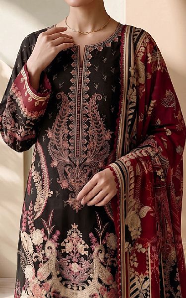 Adans Libas Black Lawn Suit | Pakistani Lawn Dress in USA- Image 2