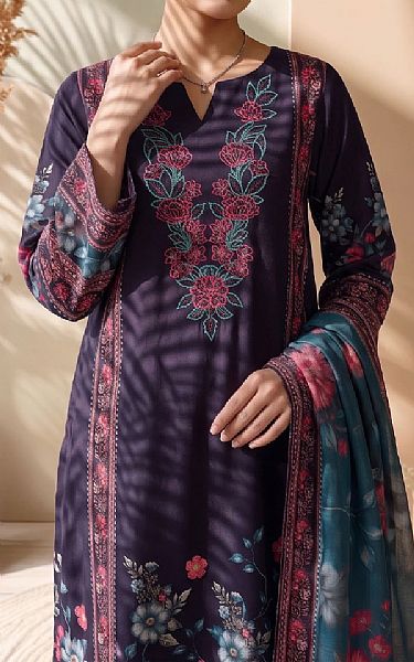 Adans Libas Indigo Lawn Suit | Pakistani Lawn Dress in USA- Image 2