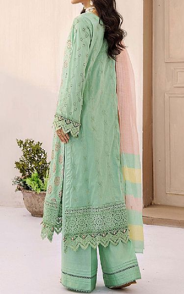 Adans Libas Mint Green Lawn Suit | Pakistani Lawn Dress in USA- Image 2