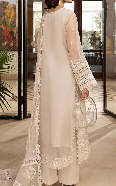 Adans Libas Ivory Cotton Net Suit | Pakistani Lawn Dress in USA- Image 2