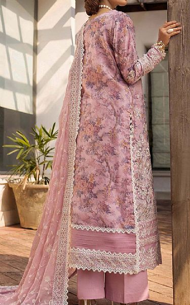 Adans Libas Tea Pink Lawn Suit | Pakistani Lawn Dress in USA- Image 2