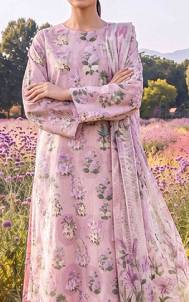 Adans Libas Pink Lawn Suit | Pakistani Lawn Dress in USA- Image 2