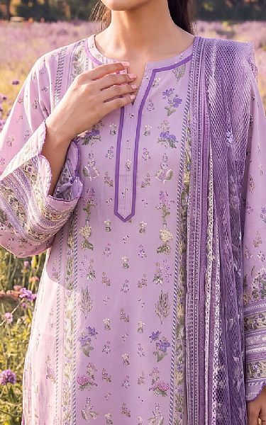 Adans Libas Lavender Lawn Suit | Pakistani Lawn Dress in USA- Image 2