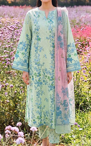 Adans Libas Mint Green Lawn Suit | Pakistani Lawn Dress in USA- Image 1