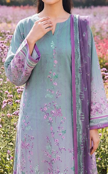Adans Libas Sage/Lavender Lawn Suit | Pakistani Lawn Dress in USA- Image 2