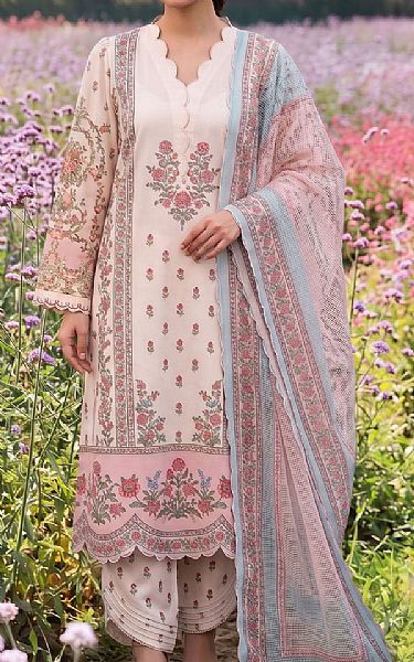 Adans Libas Light Pink Lawn Suit | Pakistani Lawn Dress in USA- Image 1