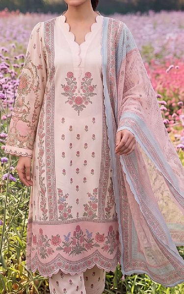 Adans Libas Light Pink Lawn Suit | Pakistani Lawn Dress in USA- Image 2