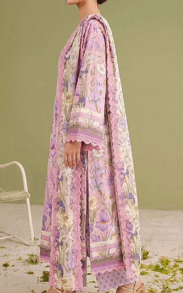 Adans Libas Pink Lawn Suit | Pakistani Lawn Dress in USA- Image 2