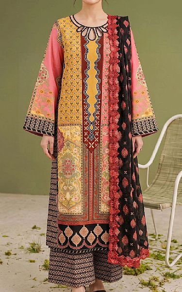 Adans Libas Multicolor Lawn Suit | Pakistani Lawn Dress in USA- Image 1