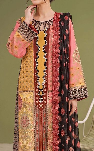 Adans Libas Multicolor Lawn Suit | Pakistani Lawn Dress in USA- Image 2