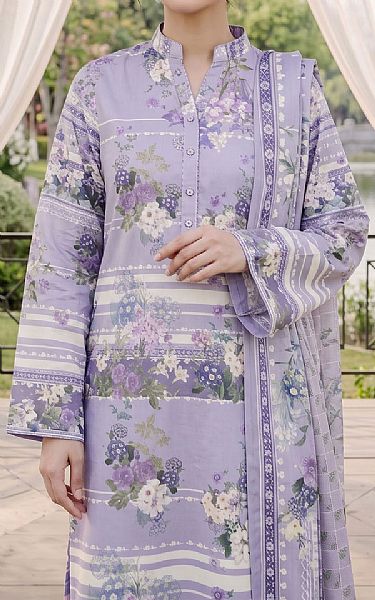 Adans Libas Lilac Lawn Suit | Pakistani Lawn Dress in USA- Image 2