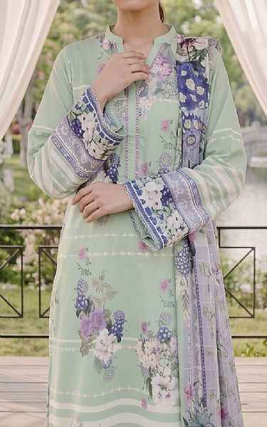 Adans Libas Aqua Lawn Suit | Pakistani Lawn Dress in USA- Image 2