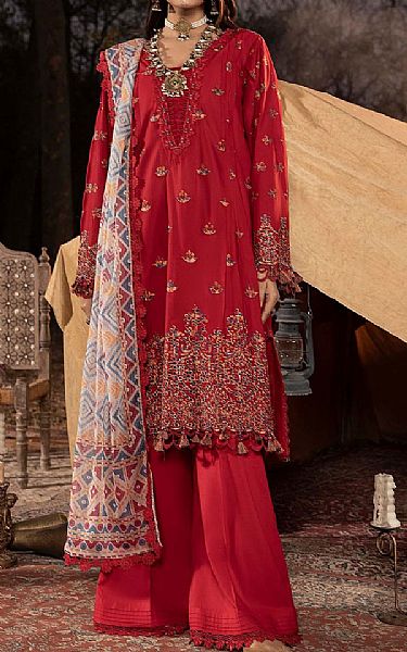 Adans Libas Scarlet Lawn Suit | Pakistani Lawn Dress in USA- Image 1