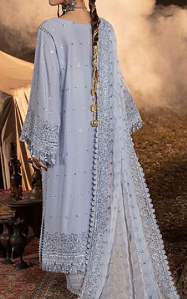 Adans Libas Cadet Grey Lawn Suit | Pakistani Lawn Dress in USA- Image 2