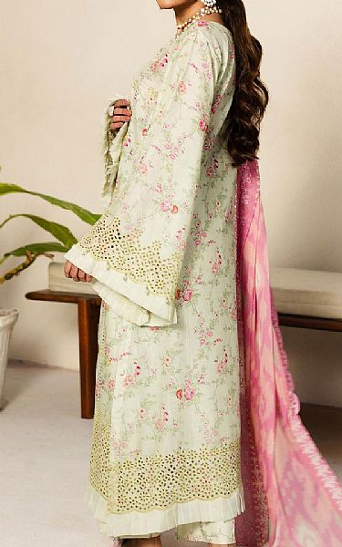 Adans Libas Pistachio Green Lawn Suit | Pakistani Lawn Dress in USA- Image 2