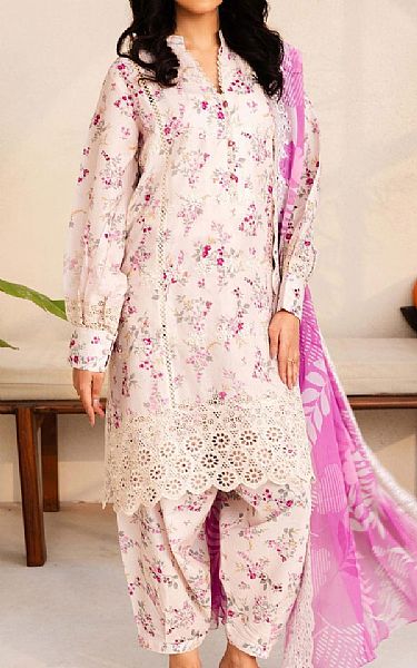 Adans Libas Lilac Lawn Suit | Pakistani Lawn Dress in USA- Image 1