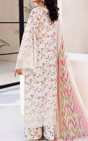 Adans Libas Off-white Lawn Suit | Pakistani Lawn Dress in USA- Image 2
