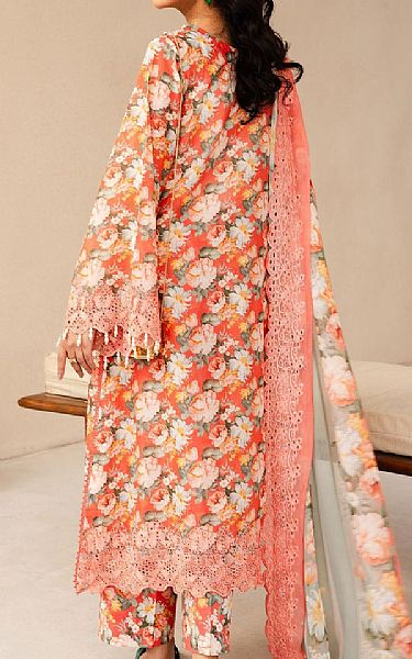Adans Libas Coral Lawn Suit | Pakistani Lawn Dress in USA- Image 2
