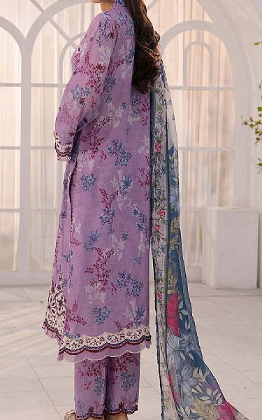 Adans Libas Lavender Lawn Suit | Pakistani Lawn Dress in USA- Image 2