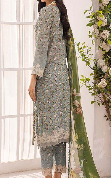 Adans Libas Grey Lawn Suit | Pakistani Lawn Dress in USA- Image 2