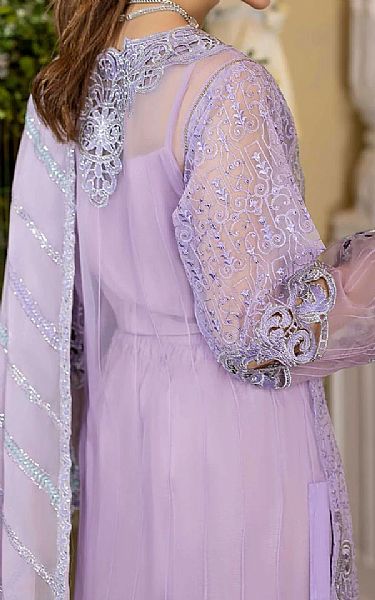 Adans Libas Lilac Organza Suit | Pakistani Dresses in USA- Image 2