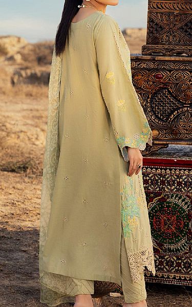 Adans Libas Thistle Green Lawn Suit | Pakistani Lawn Dress in USA- Image 2