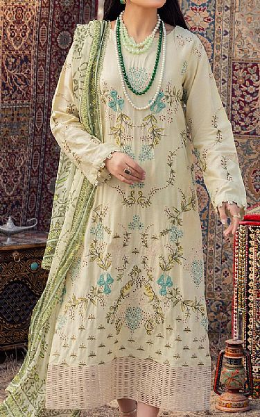 Adans Libas Green Mist Lawn Suit | Pakistani Lawn Dress in USA- Image 1