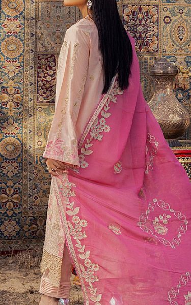 Adans Libas Light Pink Lawn Suit | Pakistani Lawn Dress in USA- Image 2