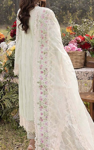 Adans Libas White Lawn Suit | Pakistani Lawn Dress in USA- Image 2