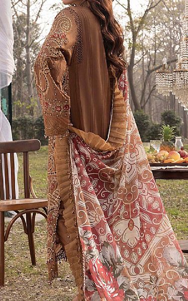 Adans Libas Brown Lawn Suit | Pakistani Lawn Dress in USA- Image 2