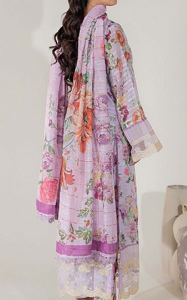 Adans Libas Lilac Jacquard Suit | Pakistani Winter Dresses in USA- Image 2