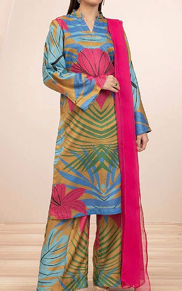 Adans Libas Multi Jacquard Suit | Pakistani Lawn Dress in USA- Image 1