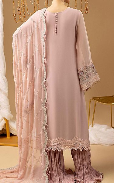 Adans Libas Cavern Pink Chiffon Suit | Pakistani Embroidered Chiffon Dresses USA- Image 2