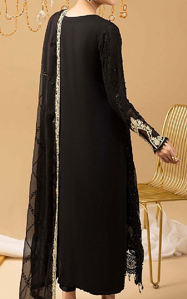 Adans Libas Black Chiffon Suit | Pakistani Embroidered Chiffon Dresses USA- Image 2