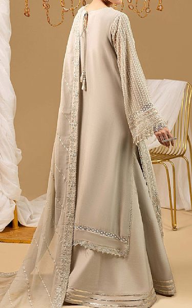 Adans Libas Beige Chiffon Suit | Pakistani Embroidered Chiffon Dresses USA- Image 2