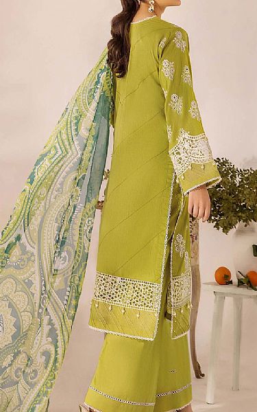 Adans Libas Olive Green Lawn Suit | Pakistani Lawn Dress in USA- Image 2