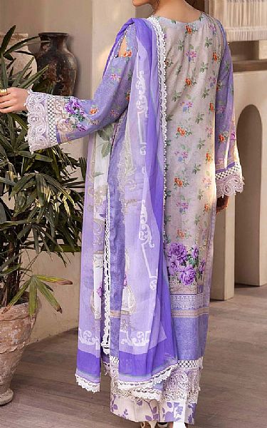 Adans Libas Pale Purple Lawn Suit | Pakistani Lawn Dress in USA- Image 2