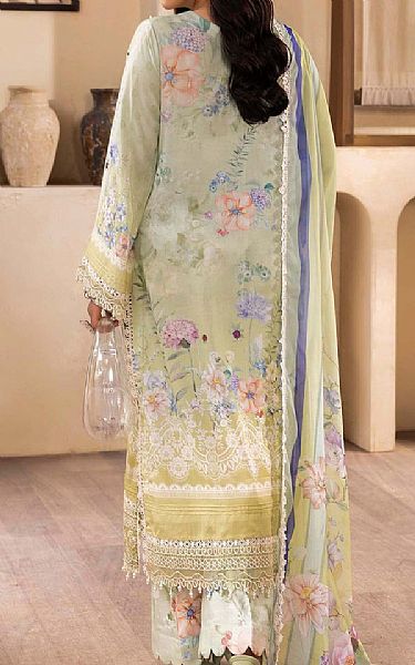 Adans Libas Thistle Green Lawn Suit | Pakistani Lawn Dress in USA- Image 2