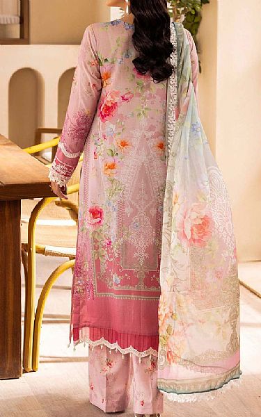 Adans Libas Tea Pink Lawn Suit | Pakistani Lawn Dress in USA- Image 2