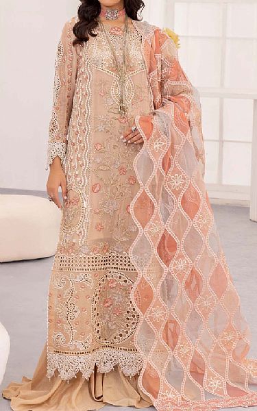 Adans Libas Tumbleweed Chiffon Suit | Pakistani Embroidered Chiffon Dresses USA- Image 1