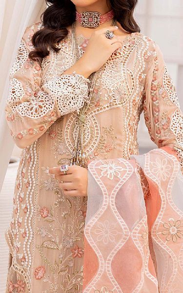 Adans Libas Tumbleweed Chiffon Suit | Pakistani Embroidered Chiffon Dresses USA- Image 2