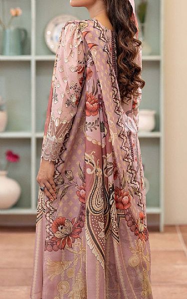 Adans Libas Rose Pink Lawn Suit | Pakistani Lawn Dress in USA- Image 2