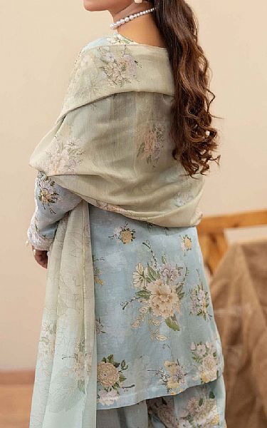 Adans Libas Light Turquoise Lawn Suit | Pakistani Lawn Dress in USA- Image 2