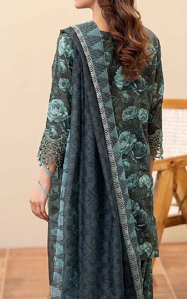 Adans Libas Teal Lawn Suit | Pakistani Lawn Dress in USA- Image 2
