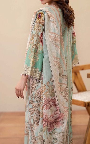 Adans Libas Aqua Lawn Suit | Pakistani Lawn Dress in USA- Image 2