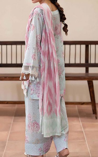 Adans Libas Sky Blue Lawn Suit | Pakistani Lawn Dress in USA- Image 2