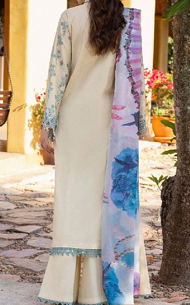 Adans Libas Ivory Lawn Suit | Pakistani Lawn Dress in USA- Image 2