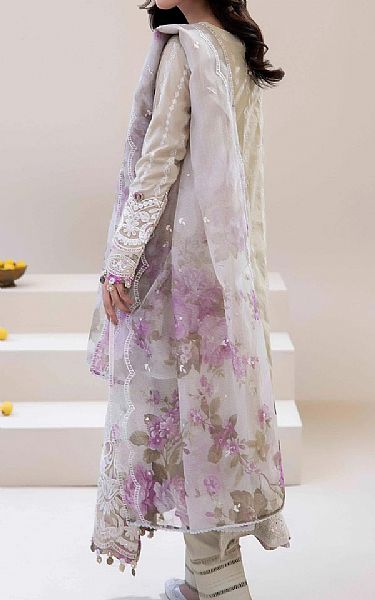 Adans Libas Beige Lawn Suit | Pakistani Lawn Dress in USA- Image 2